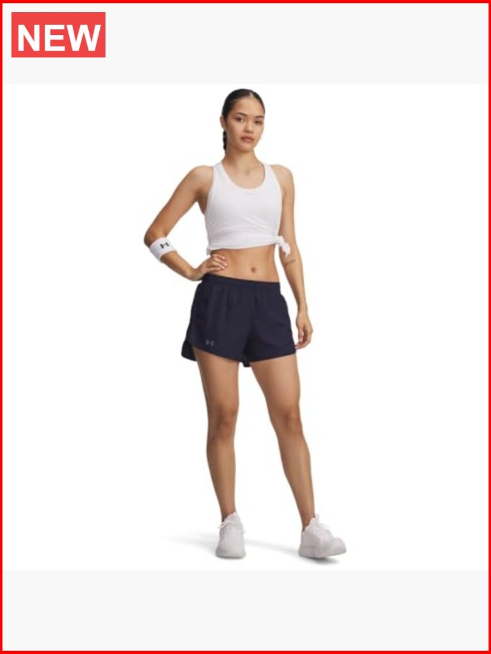 Lightweight Polyester Running Shorts with Zip Pocket - Picture 3 of 3